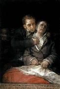 Francisco de goya y Lucientes Self-Portrait with Doctor Arrieta Spain oil painting reproduction